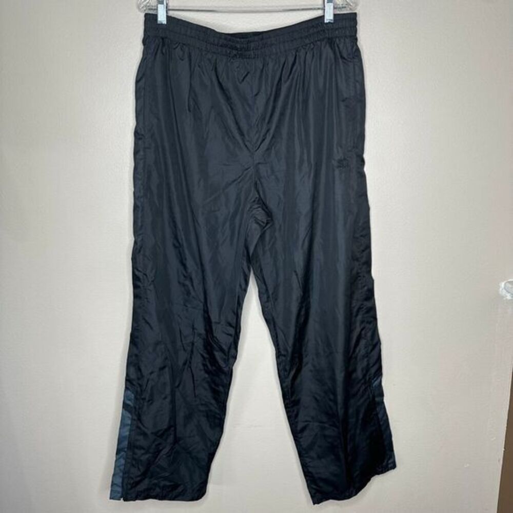 Vintage Starter Lined Baggy‎ Windbreaker Black Striped Sweatpants Men's Size L